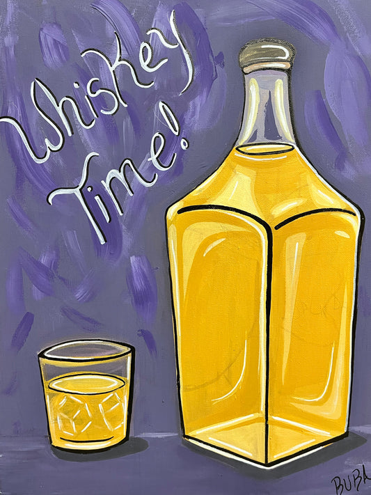 Kit de Pintura (12x16) - Bodegones_ comida y bebida_013_Whiskey Time!