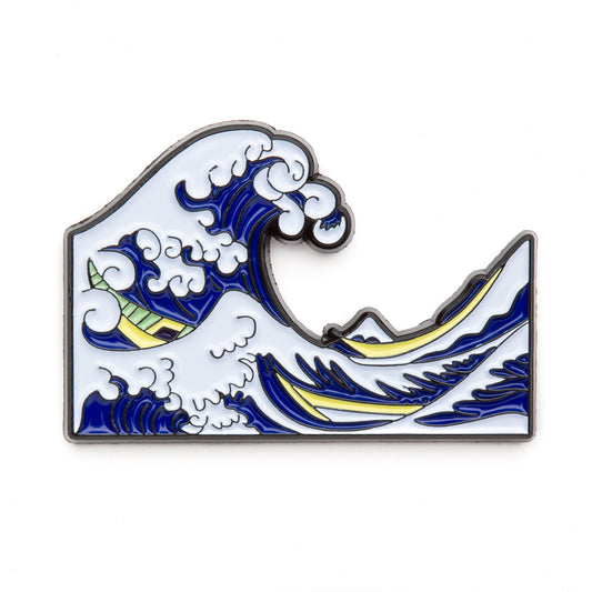 ENAMEL PIN - The Great Wave of Kanagawa