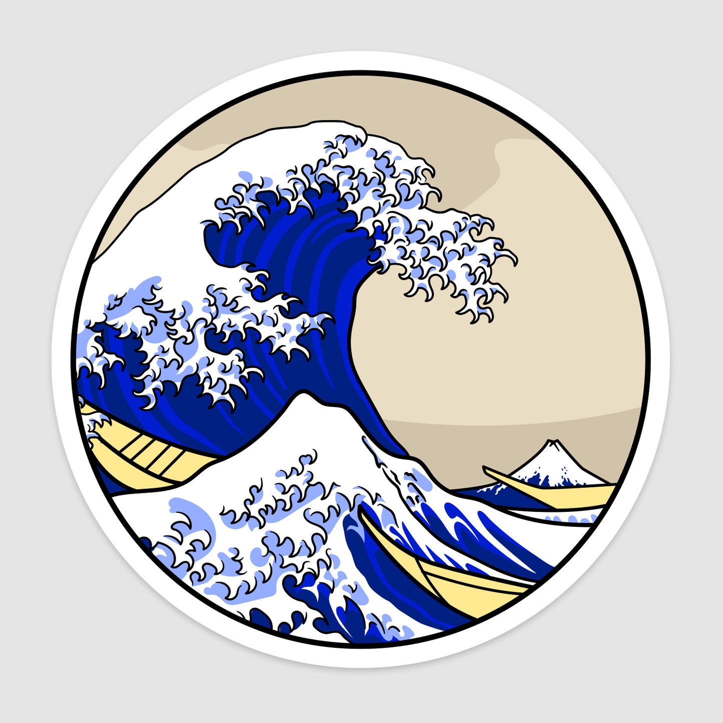 VINYL STICKER - The Great Wave Off Kanagawa