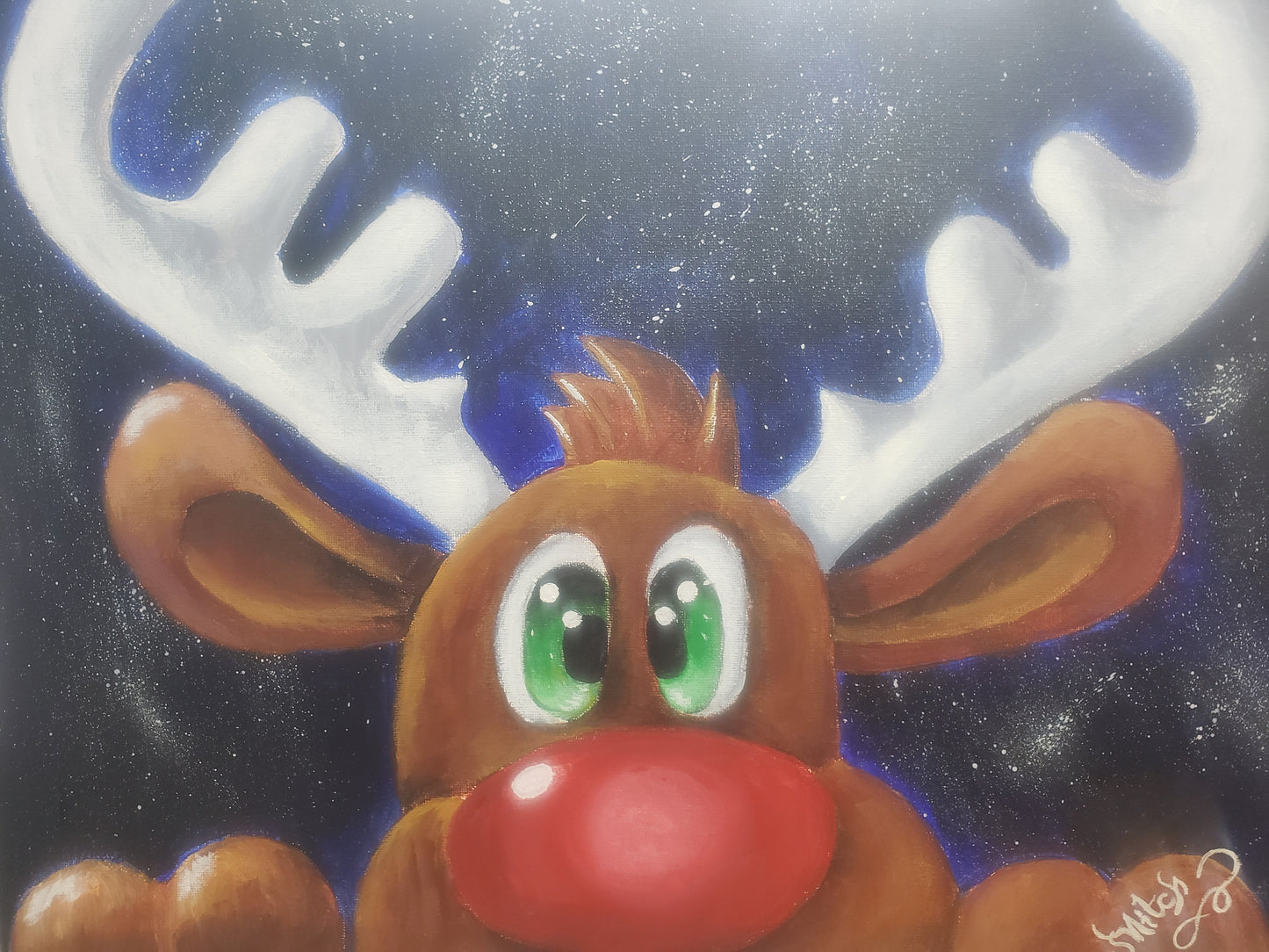 Kit de Pintura (12x16) - Navidad_27_Venado