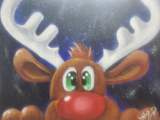 Kit de Pintura (12x16) - Navidad_27_Venado