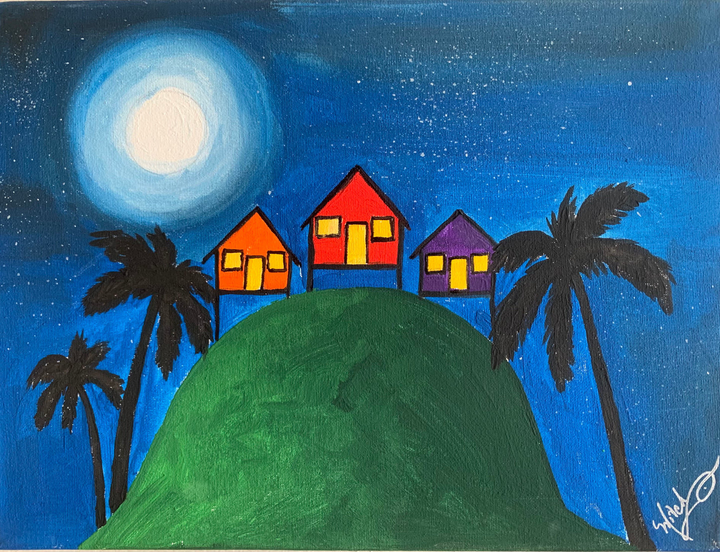 Kit de Pintura (12x16) - Paisajes_Puerto Rico_Casitas