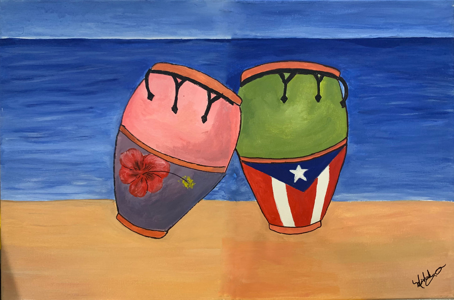 Kit de Pintura (12x16) - Paisajes_Puerto Rico_Congas