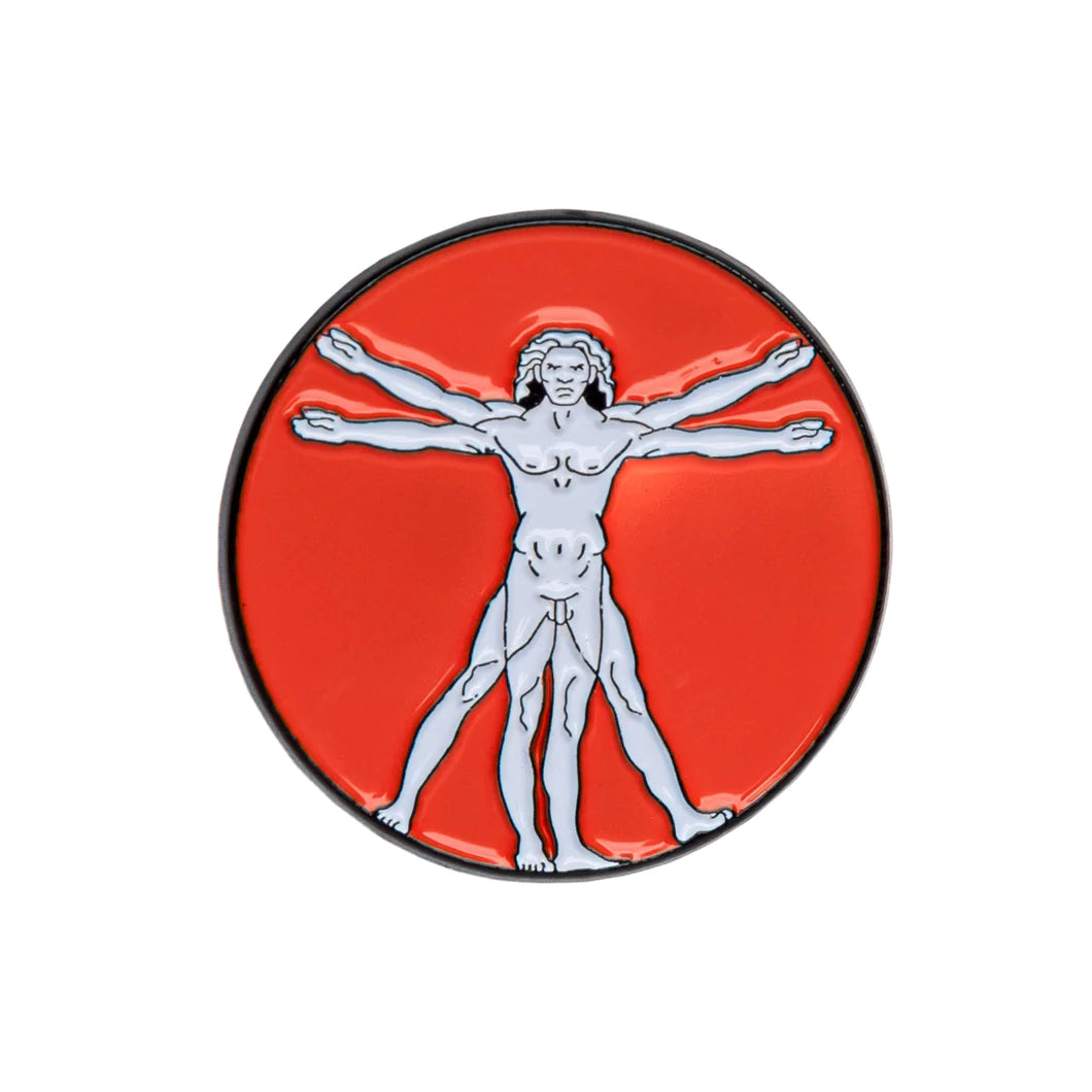 ENAMEL PIN - Vitruvian Man