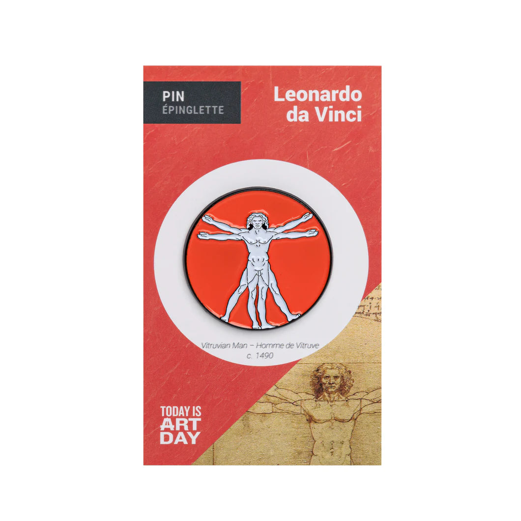 ENAMEL PIN - Vitruvian Man