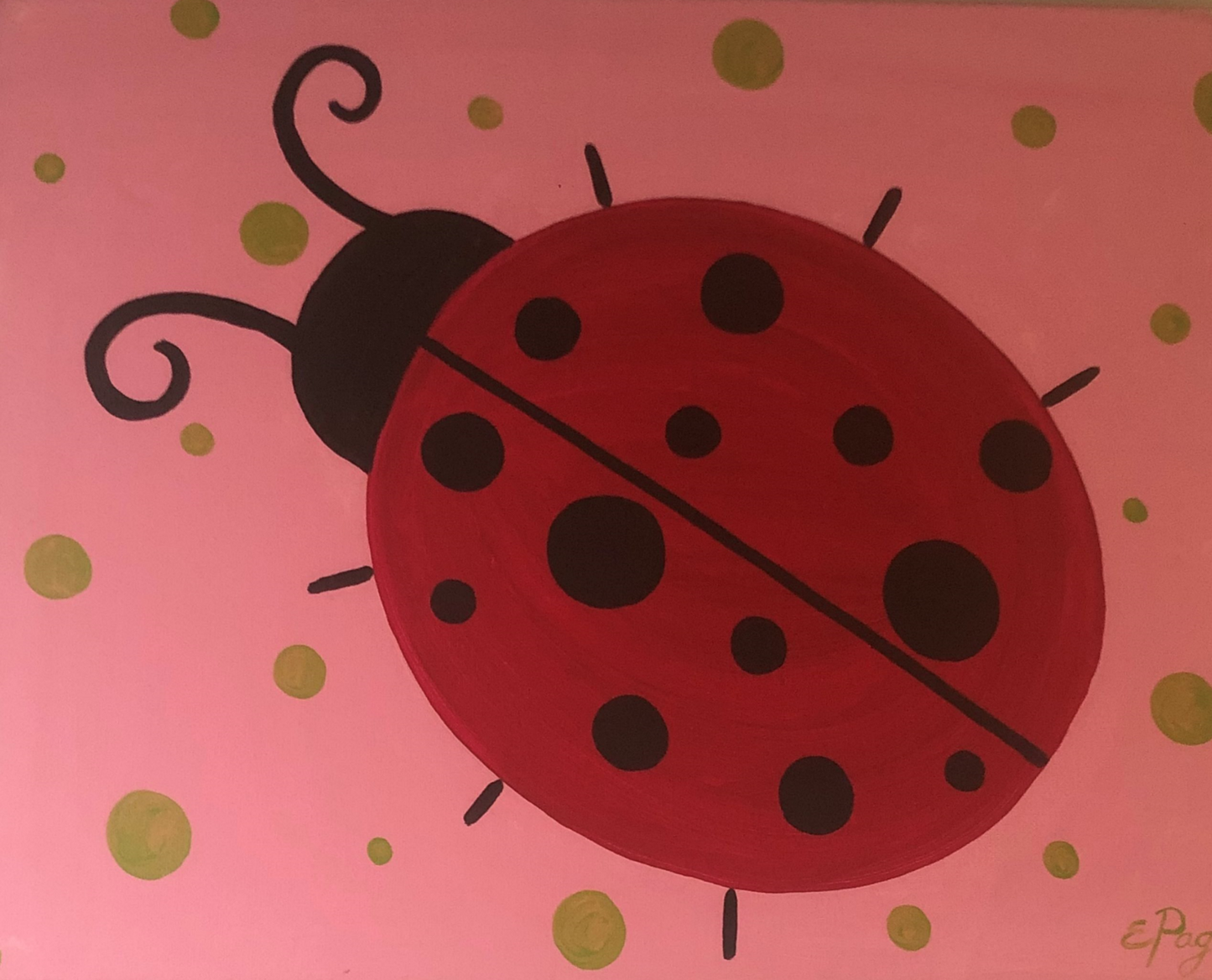 Kit de Pintura (12x16) - Insecto_07_Ladybug