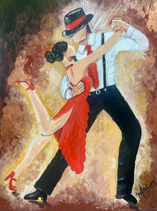 Kit de Pintura (12x16) - Parejas_06_Tango