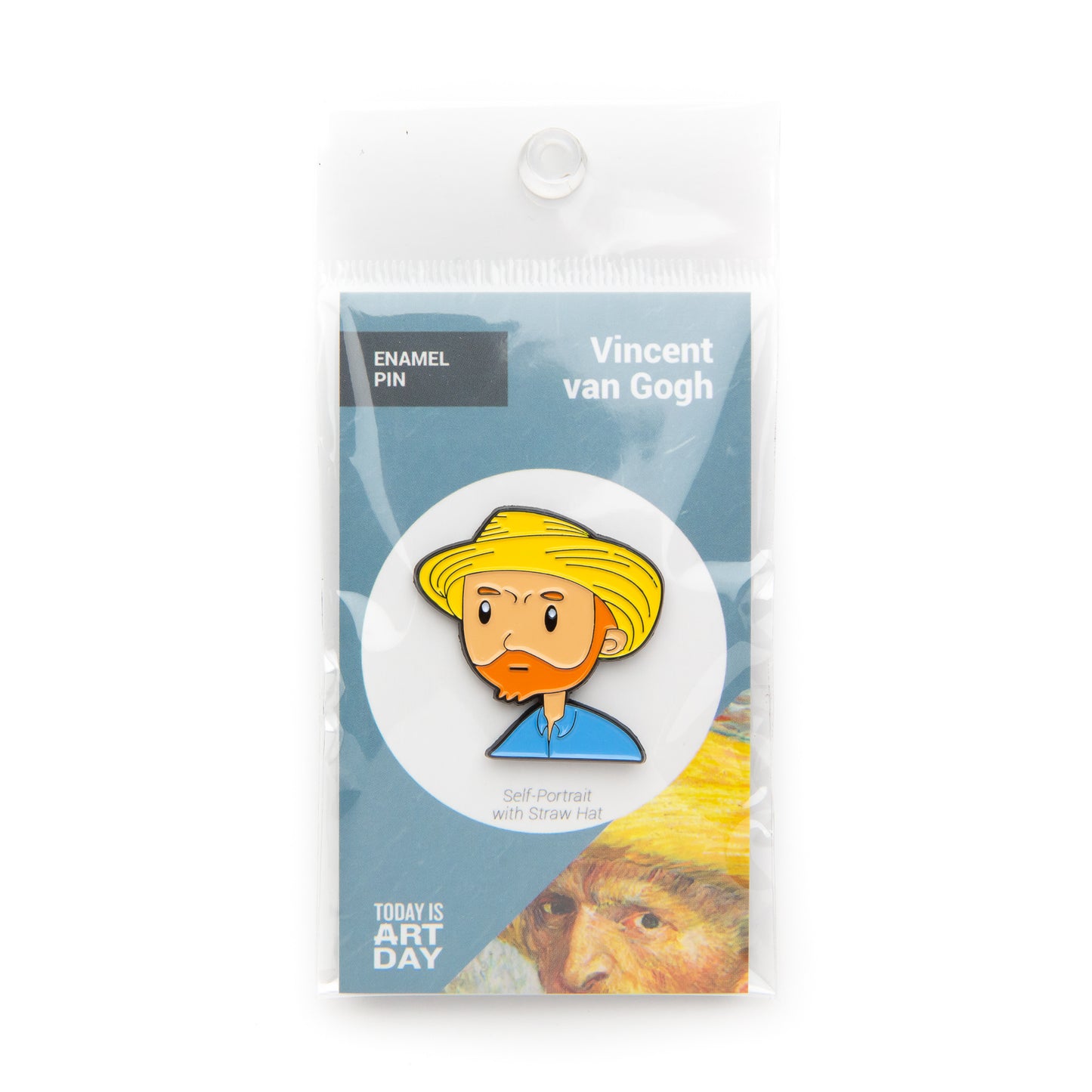 ENAMEL PIN - Self Portrait with Straw Hat