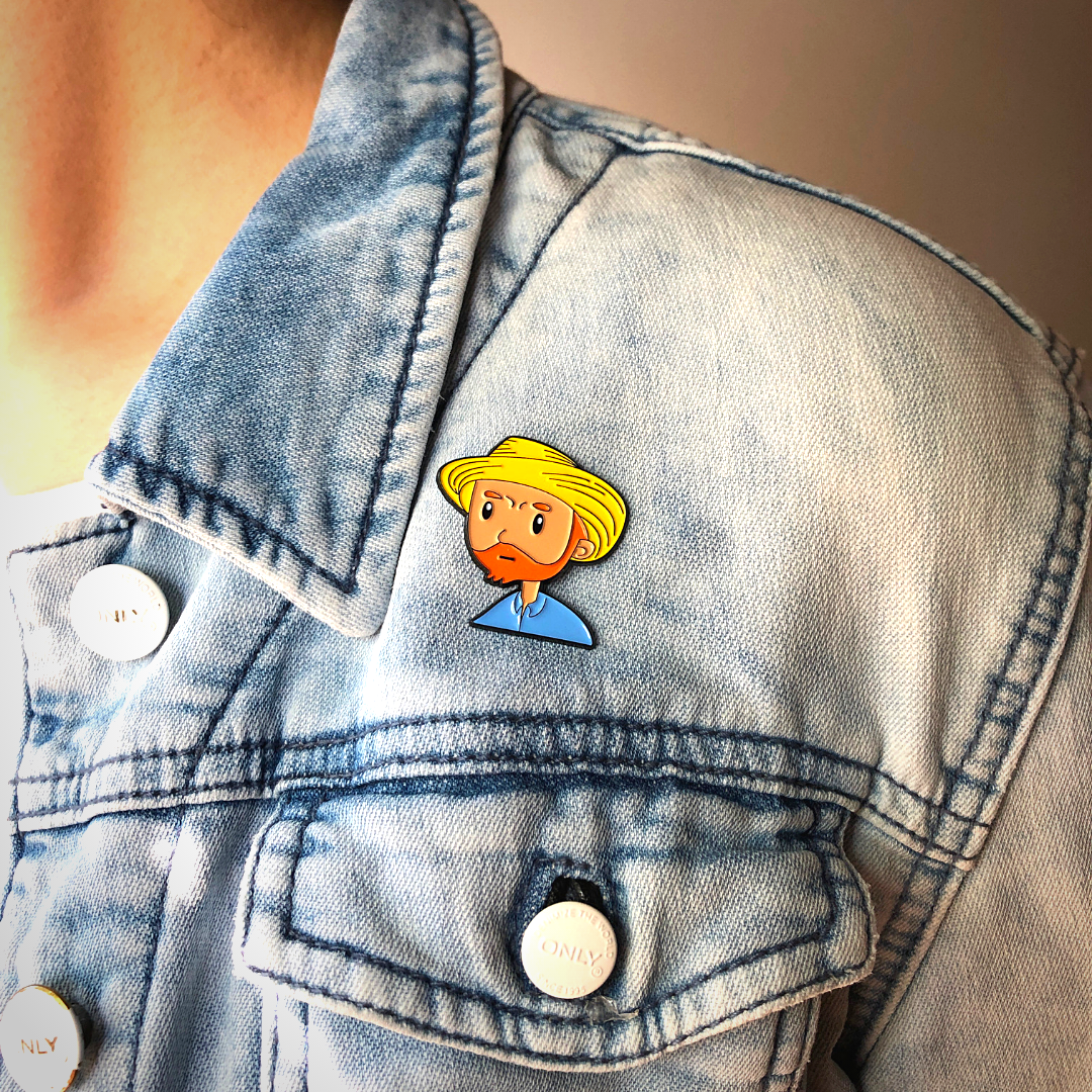 ENAMEL PIN - Self Portrait with Straw Hat